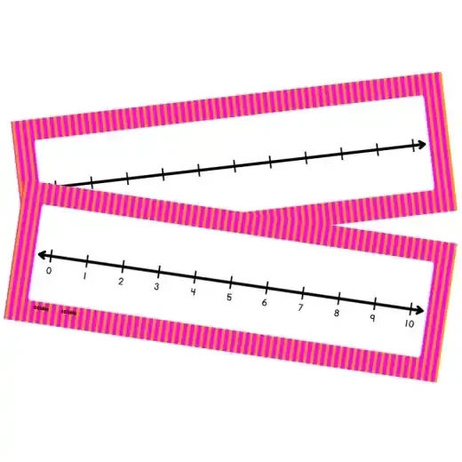 0-10 Student Number Lines Set Of 10