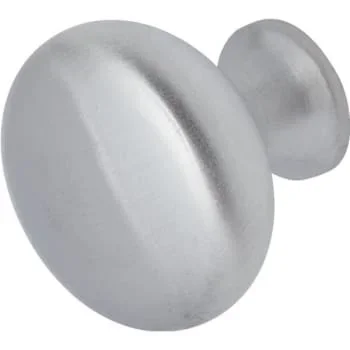 1-1/4″ Cabinet Knob Satin Chrome, Package Of 5