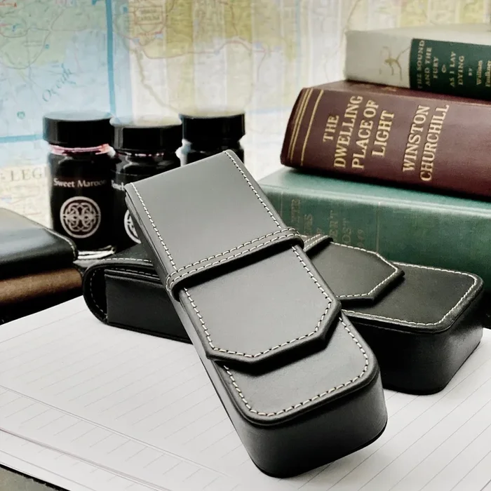1-2-3 Pen Cases – leather