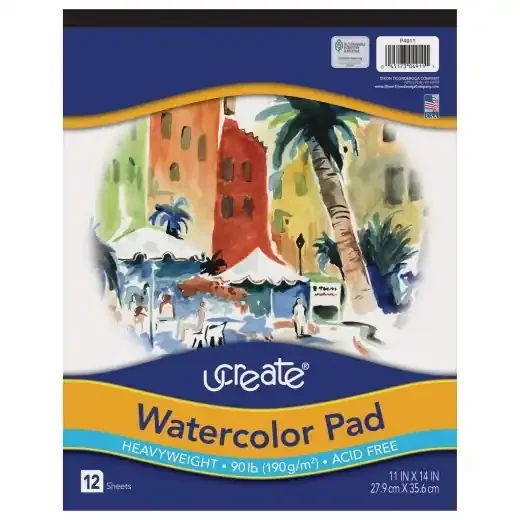 11″ X 14″ 90 Lb. Watercolor Pad