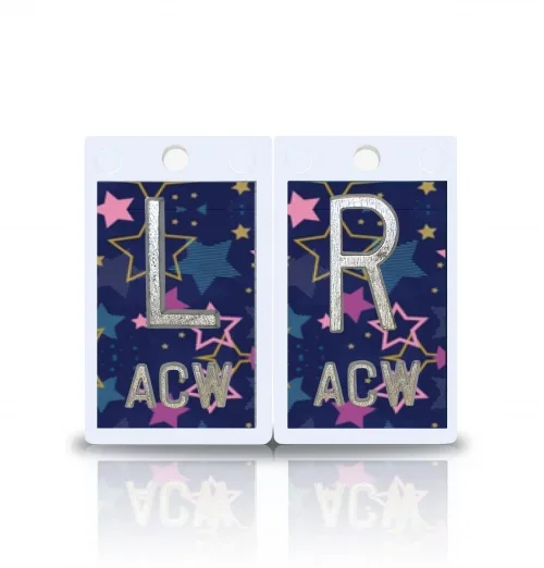 2″ Plastic X Ray Markers- Flat Stars Design