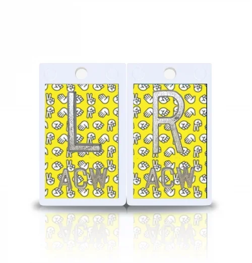 2″ Plastic X Ray Markers- Rock Papers Design