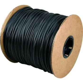 .210 In X 915 Ft Vinyl Serrated Screen Retainer Spline (Black)
