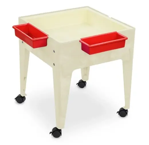 24″ Mobile-Mite, 1 Mega-Tray, 4 Casters