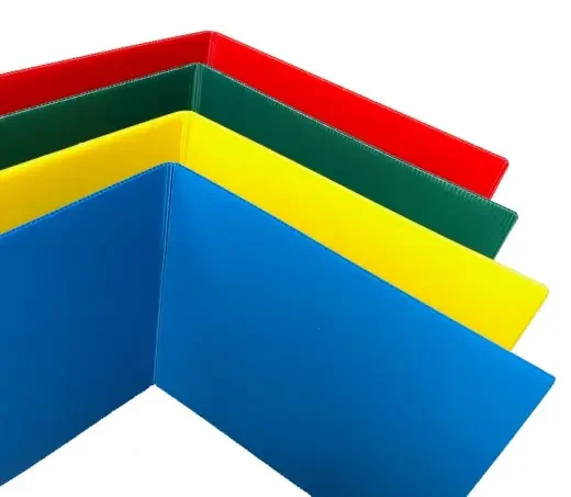 24Ct Assorted Color Corrugated Plastic Study Carrels