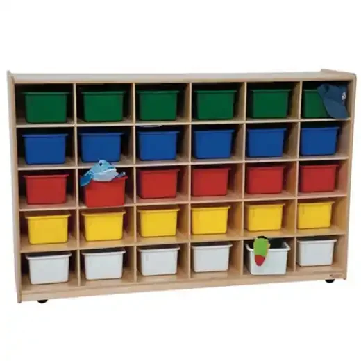 30 Tray Storage With Assorted Trays