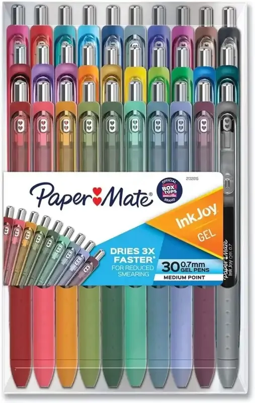30Ct Paper Mate Inkjoy Gel Pen Set