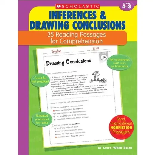 35 Reading Passages For Comprehension Inferences & Drawing Conclusions