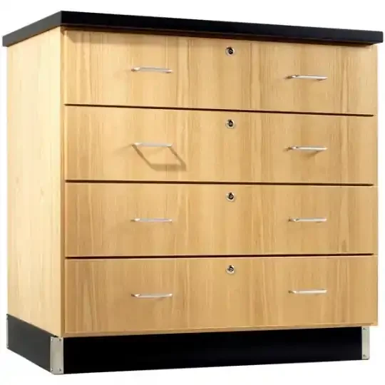 4-Drawer Base Cabinet – 36″W x 35″H x 22″D