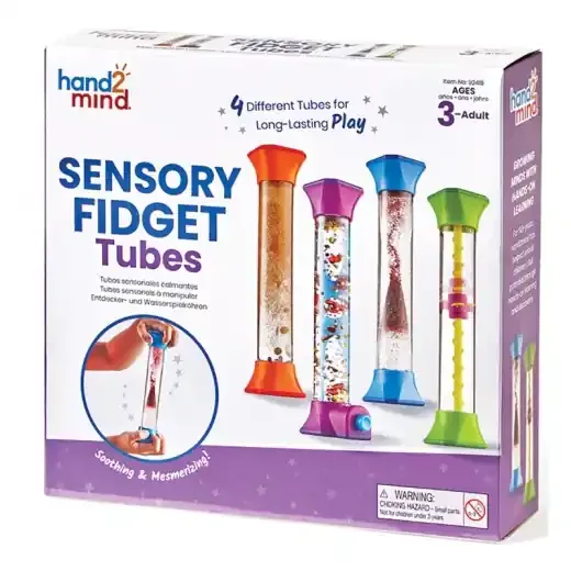4Ct Sensory Fidget Tube Set