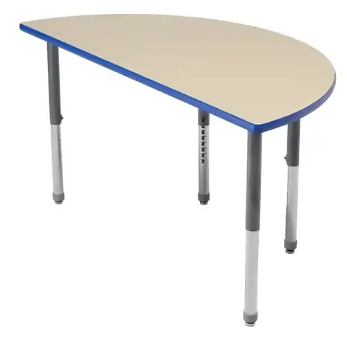 AmTab Half Round Activity Table with High Pressure Laminate Top
