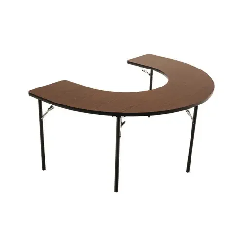 Amtab Wheelchair Accessible Feeder Activity Tables with Folding Legs 48″W x 72″L