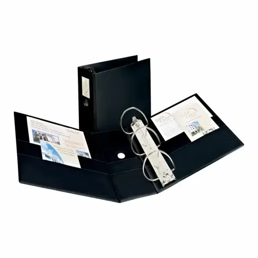 Avery Durable 3-Ring Binder, 5″ Slant Rings, Black