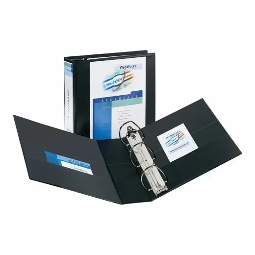Avery Durable View 3-Ring Binder, 3″ D Rings, Black