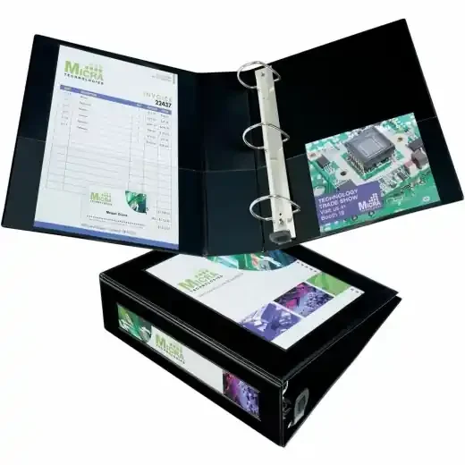 Avery Frame View Heavy-Duty 3-Ring Binder With Locking One-Touch Ezd Rings, 3″ D-Rings, Black