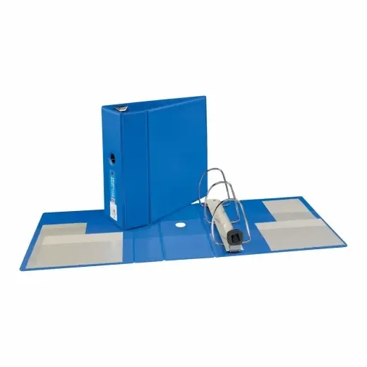 Avery Heavy-Duty 3-Ring Binder With Locking One-Touch EZD Rings, 5″ D-Rings, 45% Recycled, Blue