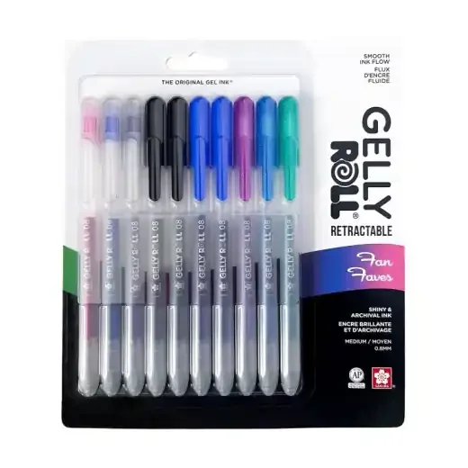 Bc Gr Retract Pens 10Ct Fan Faves