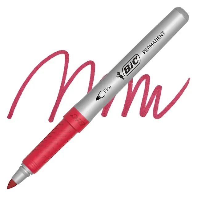 Bic Intensity Permanent Marker – Red, Fine Point