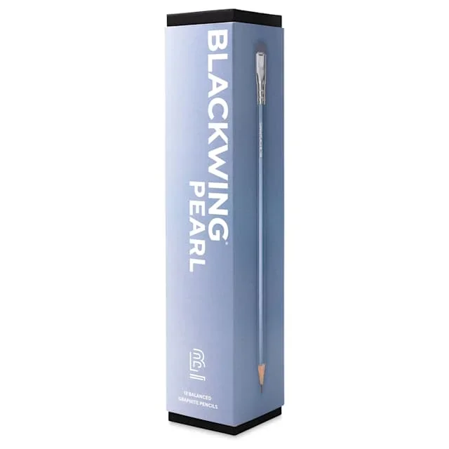 Blackwing Pencils – Pearl Blue, Pkg of 12, Balanced