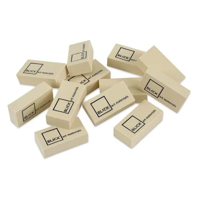 Blick Soap Eraser – Large, 2″ x 1″ x 1/2″, Box of 12