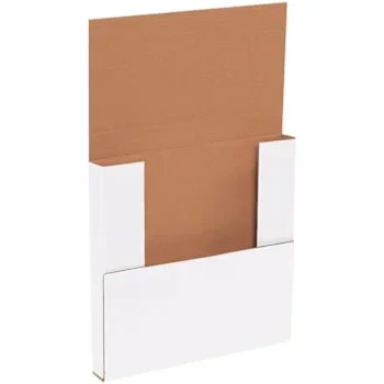 Box Partners 10 1/4 X 10 1/4 X 1″ White Easy-Fold Mailers Pkg Of 50