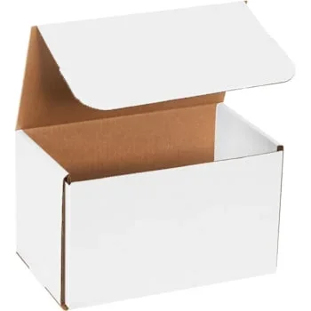 Box Partners 10 X 6 X 6″ White Corrugated Mailers Package Of 50