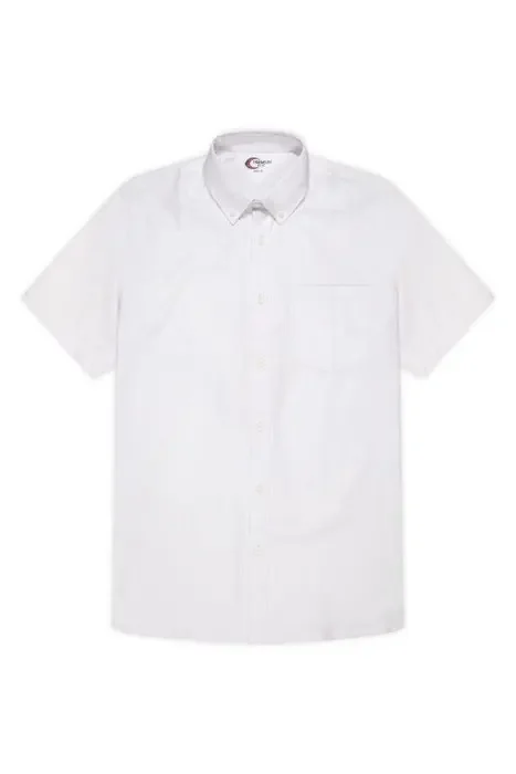 Boys Short Sleeve Oxford Shirt