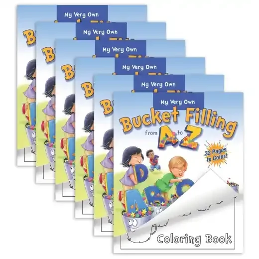 Bucket Filling From A-Z Coloring Book Pack Of 6