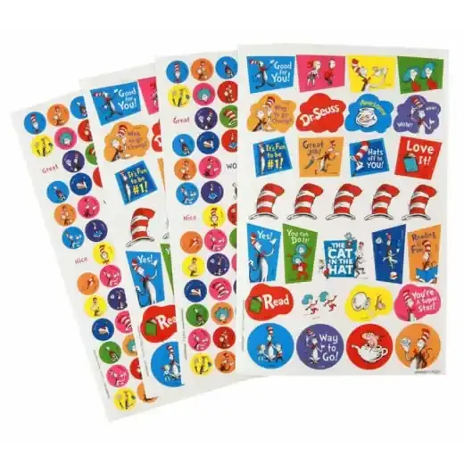 Cat In The Hat™ Sticker Book, 536 Stickers