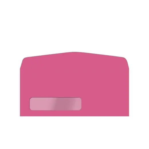 [Clearance] Lettermark Colors (Earthchoice) No. 10 Window Envelopes – Cherry – 500 Pk