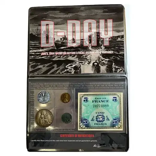 D-Day June 6, 1944, Operation Neptune & The Allied Invasion Of Normandy (Five Piece Album)