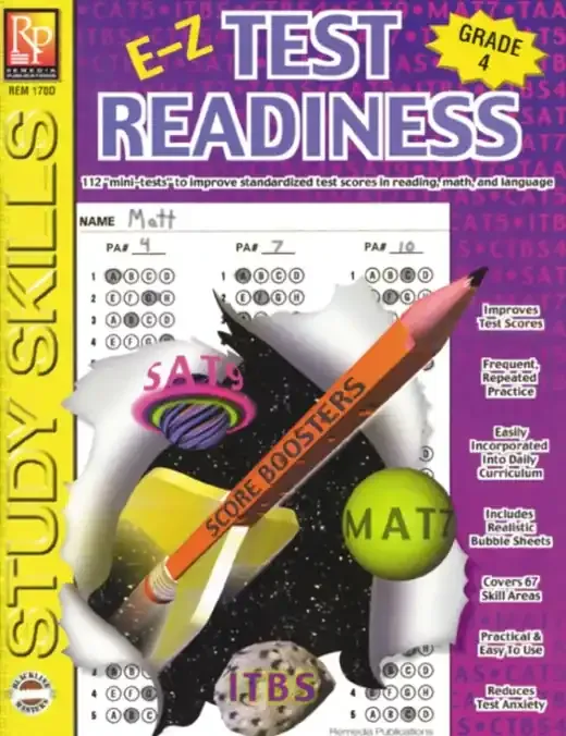 E-Z Test Readiness – Grade 4 (Ebook)