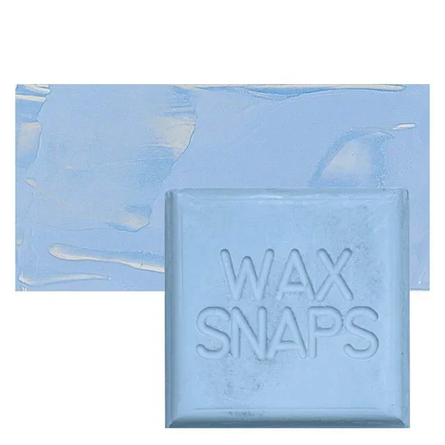 Enkaustikos Wax Snaps Encaustic Paints – Cobalt Blue Light, 40 ml cake