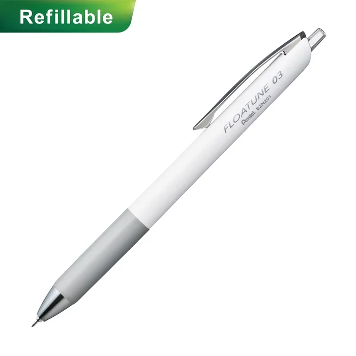 Floatune Retractable Advanced Rollerball Pen 0.3mm Black