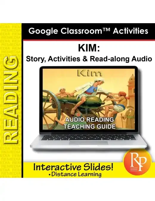 Google Slides “Kim” Abridged Story, Activities & Audio