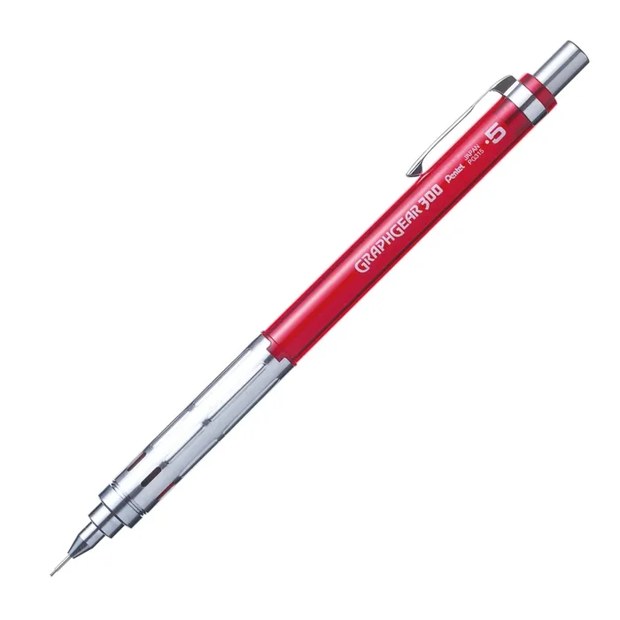 Graphgear 300 Mechanical Pencil 0.5mm Red Accents