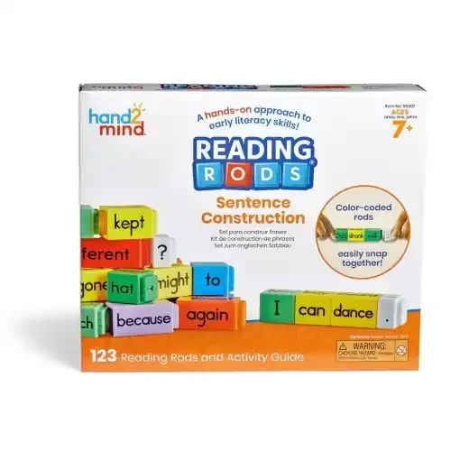 Hand2mind® Reading Rods® Sentence Construction — Build Grammar With Color‑Coded Rods