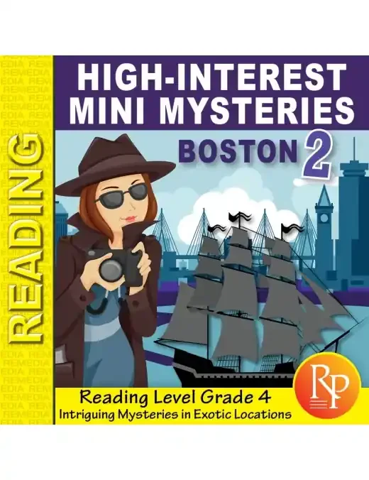 High-Interest Mini Mysteries Boston – Level 2