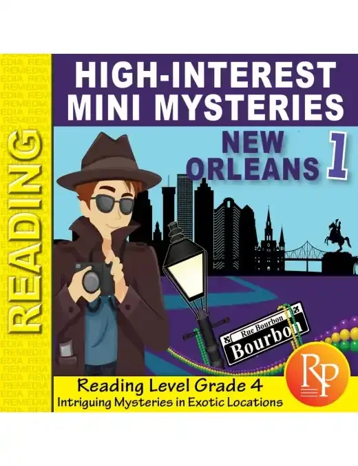 High-Interest Mini Mysteries New Orleans – Level 1