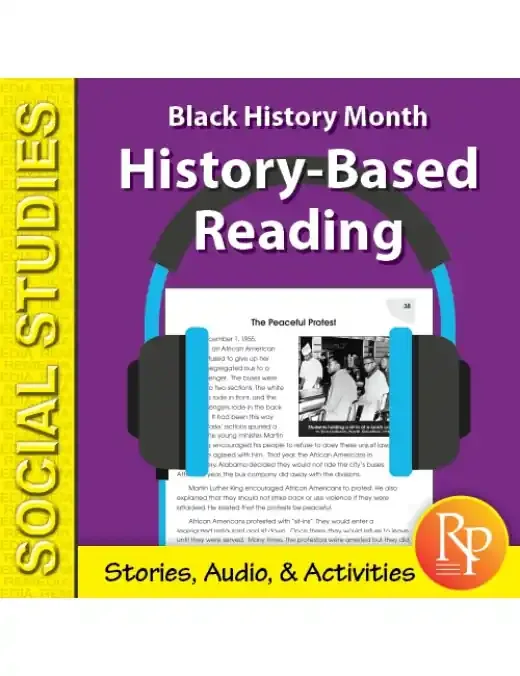 History-Based Reading Black History Month – Stories, Audio, & Activities