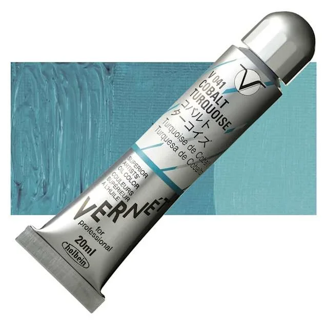 Holbein Vernét Superior Artists’ Oil Color – Cobalt Turquoise, 20 ml tube