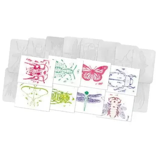 Insects Rubbing Plates Pack Of 16