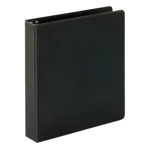 Just Basics Economy Nonview 3-Ring Binder, 1 1/2″ Round Rings, Black