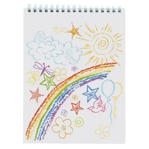 Kids‘ Sketchbook, 9″ X 12″, White