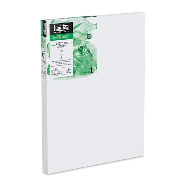 Liquitex Recycled Stretched Canvas – 16″ x 20″, 1-3/8″ Deep Edge Profile