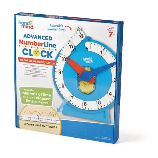 Magnetic Demo Numberline Clock Advanced