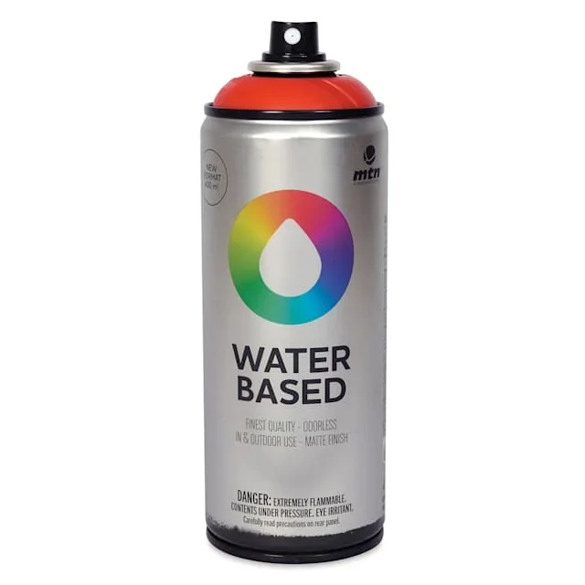 MTN Water Based Spray Paint – Calcutta Orange, 400 ml Can