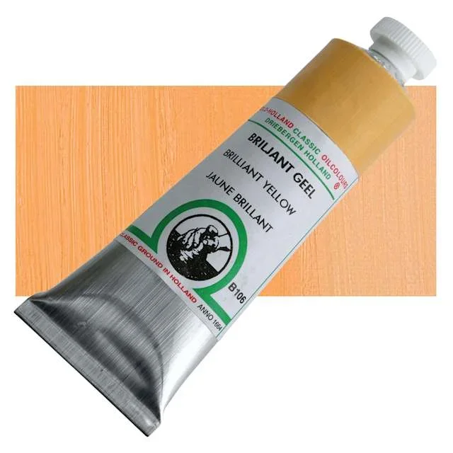 Old Holland Classic Oil Color – Brilliant Yellow, 40 ml tube