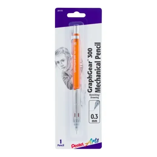 Org 0.3Mm Graphgear 300 Mech Pencil Extra Fine Line