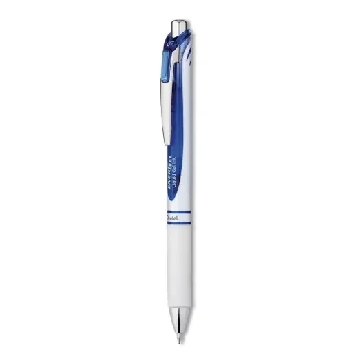Pentel Energel Rtx Gel Pen, Retractable, Medium 0.7 Mm, Assorted Ink And Barrel Colors, 3/Pack